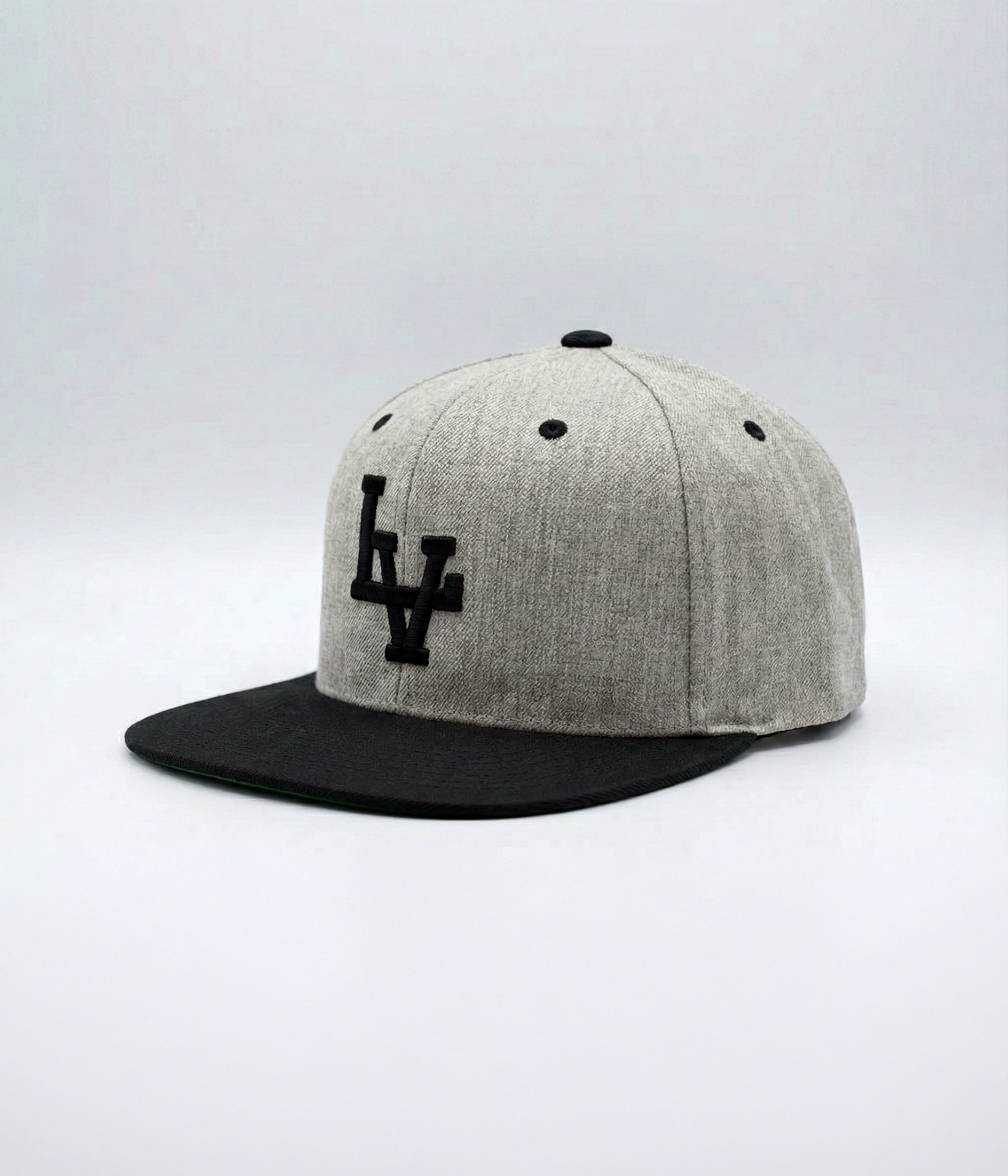 LV Signature Snapback - Heather Gray / Black