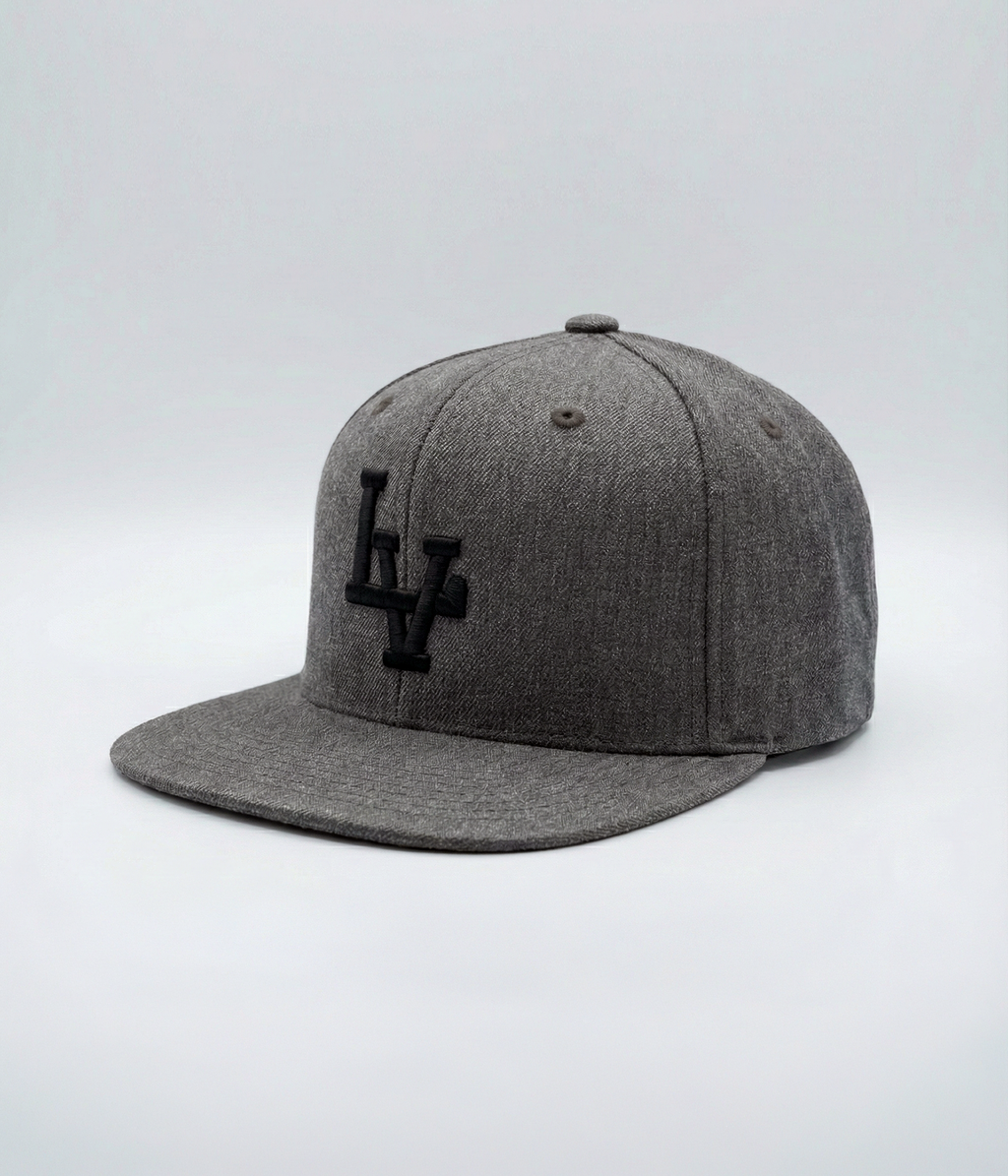 LV Signature Snapback - Black / Dark Heather Gray