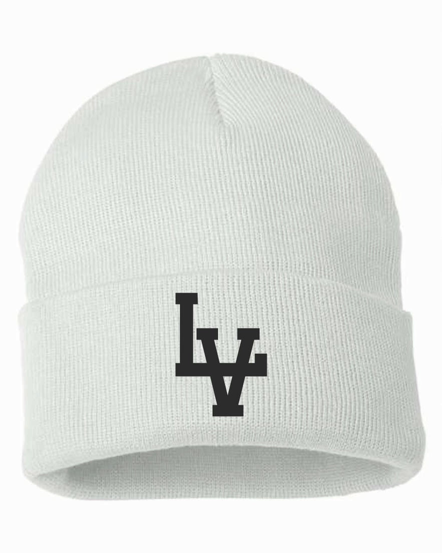 LV Signature Beanie - White / Black