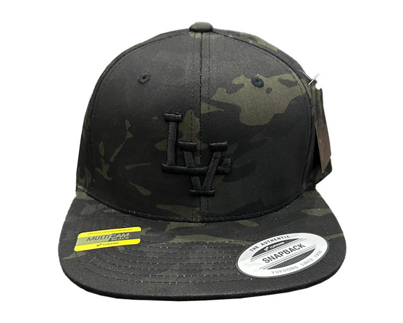 LV Signature Snapback - Black Camo