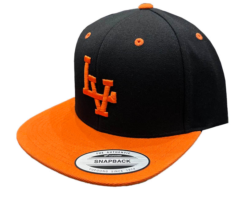 LV Signature Snapback - Orange / Black