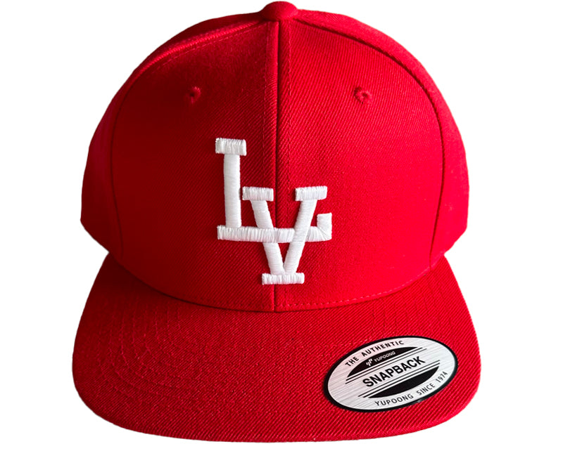 LV Signature Snapback - White / Red