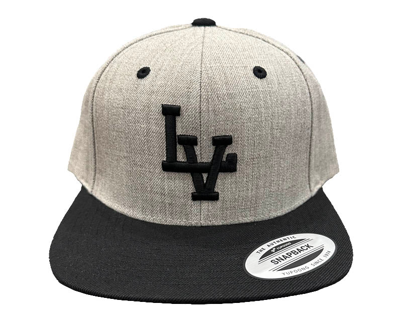 LV Signature Snapback - Heather Gray / Black