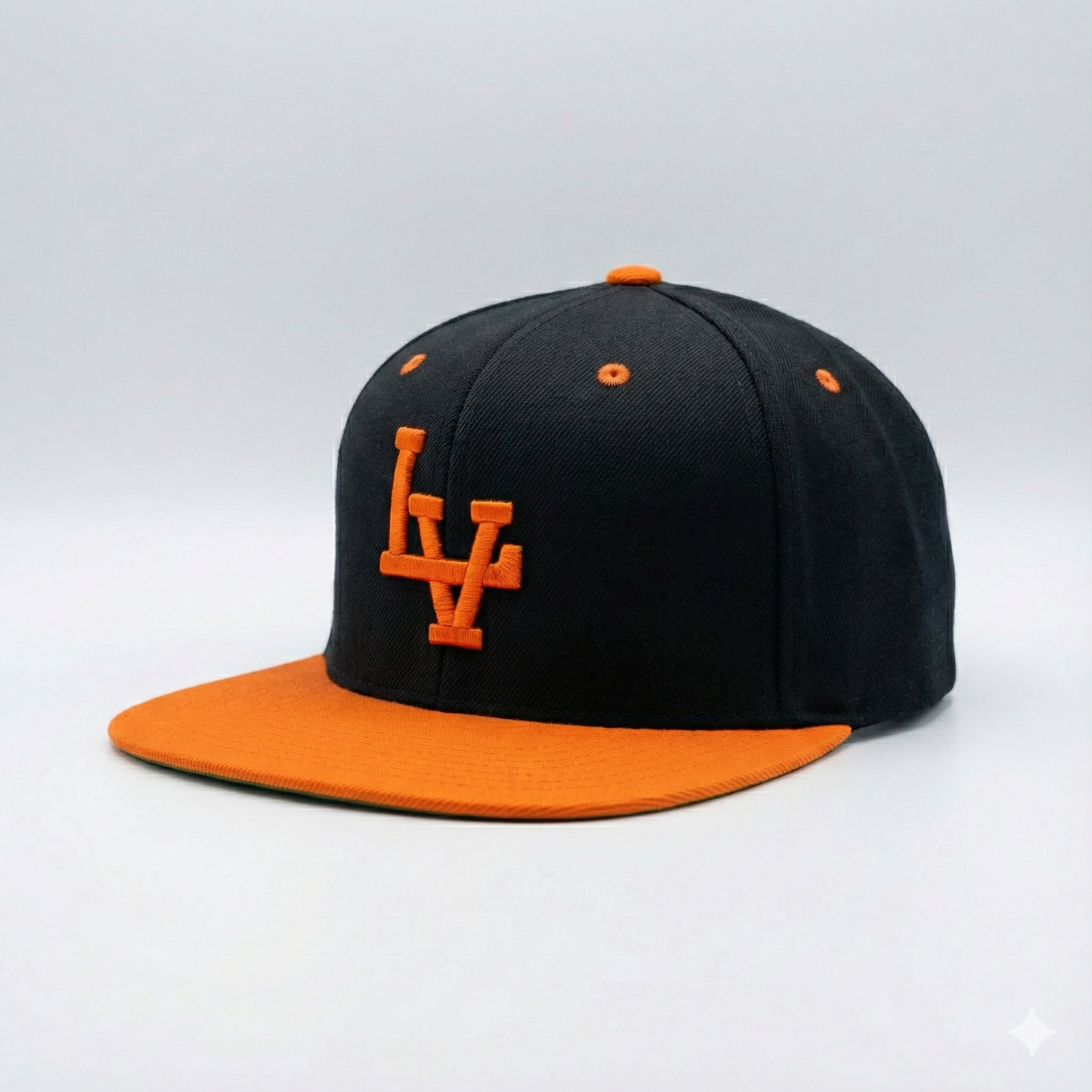 LV Signature Snapback - Orange / Black